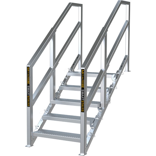 3-5 Step Telescopic Aluminum Smart Stairs Distribution Industrielle GC