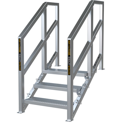 3-5 Step Telescopic Aluminum Smart Stairs Distribution Industrielle GC