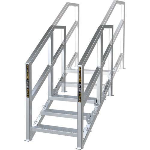 3-5 Step Telescopic Aluminum Smart Stairs Distribution Industrielle GC