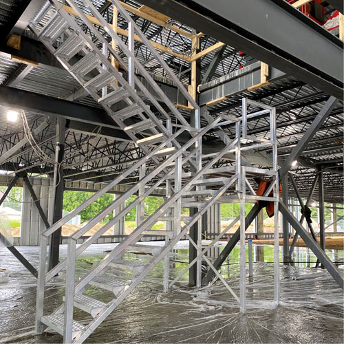 3-5 Step Telescopic Aluminum Smart Stairs Distribution Industrielle GC