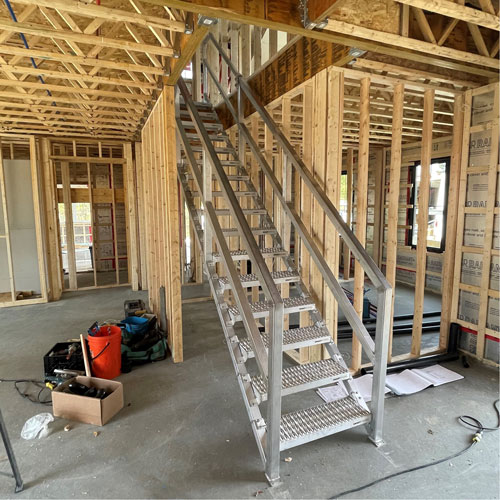 3-5 Step Telescopic Aluminum Smart Stairs Distribution Industrielle GC