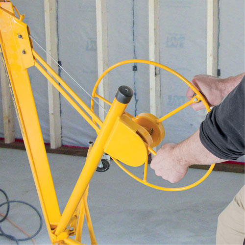 Appareils de levage pour panneaux de cloisons s&egrave;ches Distribution Industrielle GC