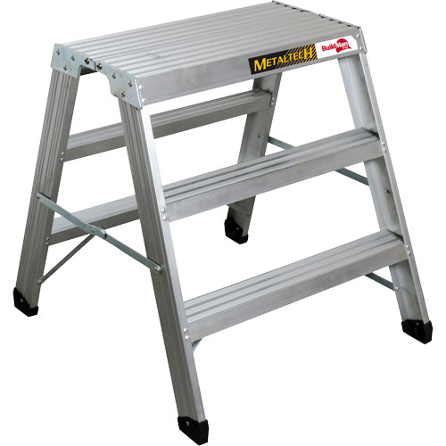 Poste de travail chevalet de sciage portatif, Cadre Aluminium, 12-1/4" p x 36" h Distribution Industrielle GC