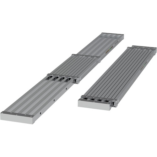 Planche de travail t&eacute;lescopique, 108" la x 12" pr, Capacit&eacute; de 250 lb, D&eacute;mont&eacute; Distribution Industrielle GC