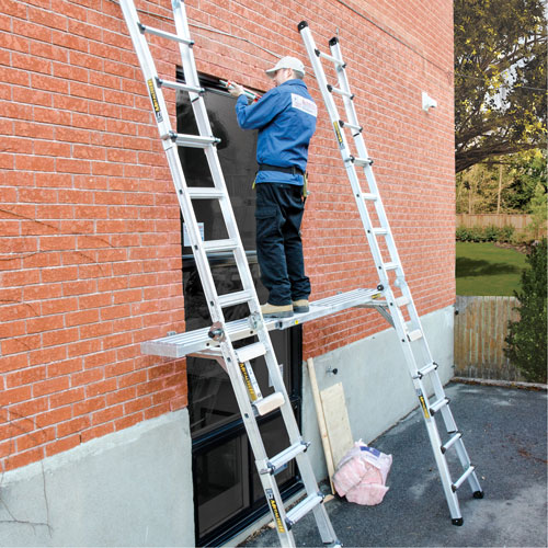 Planche de travail t&eacute;lescopique, 156" la x 12" pr, Capacit&eacute; de 250 lb, D&eacute;mont&eacute; Distribution Industrielle GC