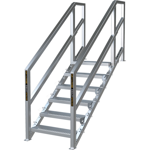 Syst&egrave;me d'escalier modulaire pour la construction de 6-10 marches SmartStairs, 75" ha Distribution Industrielle GC