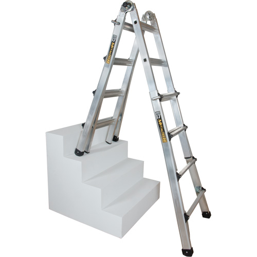 &eacute;chelle t&eacute;lescopique multifonction, Aluminium, 300 lb, CSA calibre 1A Distribution Industrielle GC