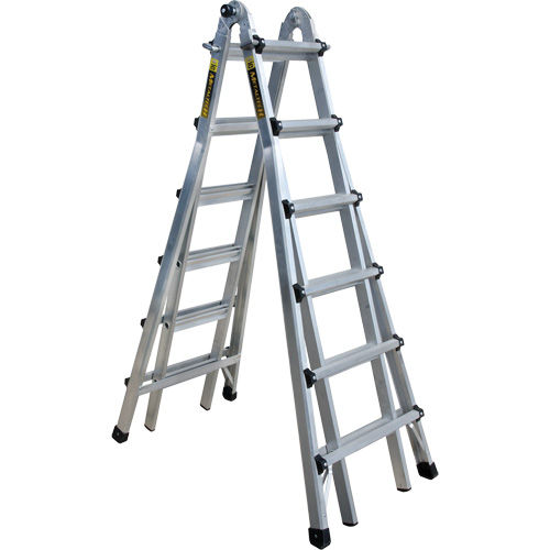 &eacute;chelle t&eacute;lescopique multifonction, Aluminium, 300 lb Distribution Industrielle GC