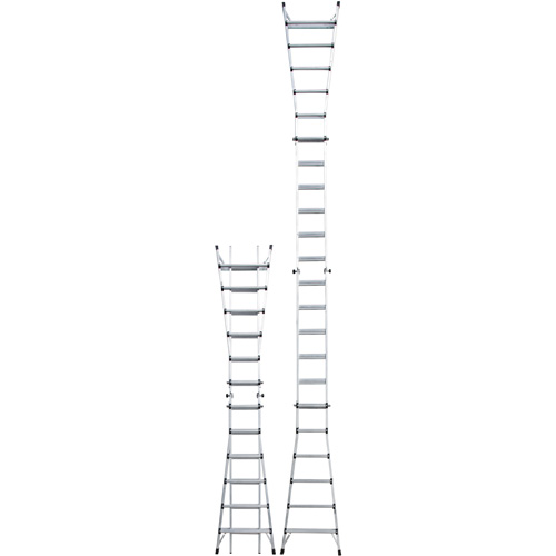 &eacute;chelle t&eacute;lescopique multifonction, Aluminium, 300 lb Distribution Industrielle GC