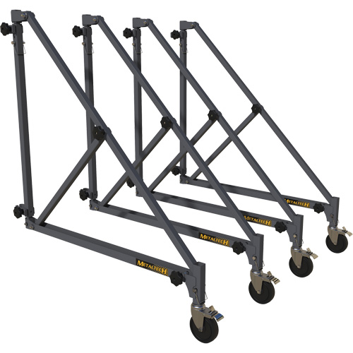 Ensemble de stabilisateurs universels avec roues Distribution Industrielle GC