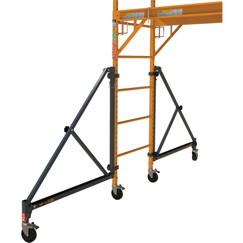 Ensemble de stabilisateurs universels avec roues Distribution Industrielle GC