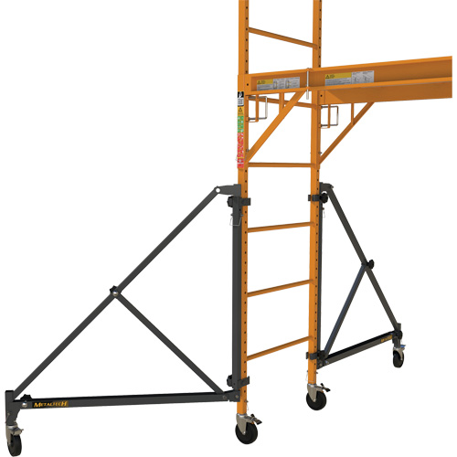 Ensemble de stabilisateurs universels avec roues Distribution Industrielle GC
