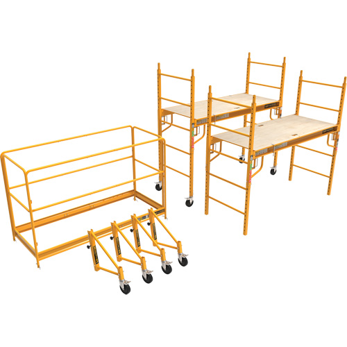Complete 12' Drywall Baker Scaffold Tower Set, 58-1/2" D x 183" H Distribution Industrielle GC