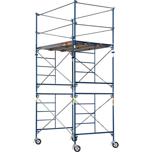 Complete Scaffold Tower with Casters, 69-1/2" D x 178" H Distribution Industrielle GC