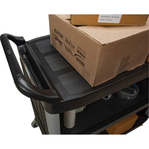 Chariot utilitaire, 3 tiers, 19-3/4" x 37-1/2" x 40-1/4", Capacit&eacute; 250 lb Distribution Industrielle GC