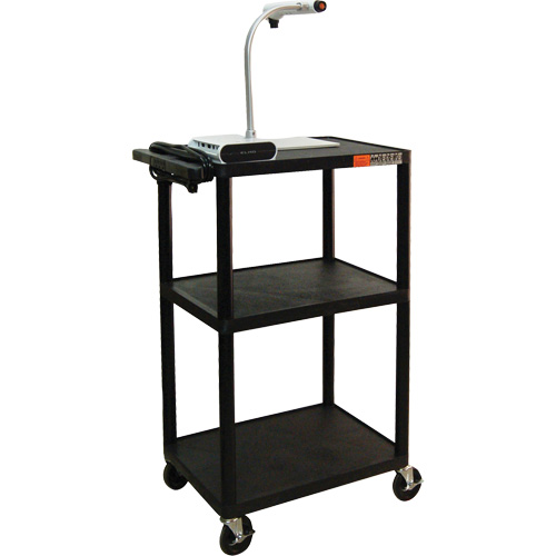 Chariot utilitaire &eacute;lectrique, 3 tiers, 24" x 42" x 18", Capacit&eacute; 300 lb Distribution Industrielle GC