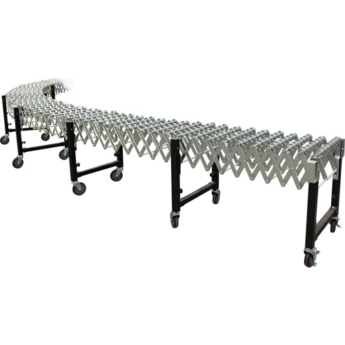 Expandable Conveyor, 18" W x 12' L, 200 lbs. per lin. ft. Capacity Distribution Industrielle GC