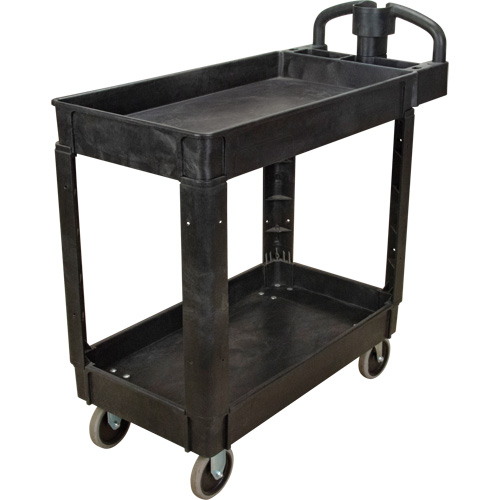 Chariot utilitaire, 2 tiers, 17-1/8" x 33-1/2" x 37-5/8", Capacit&eacute; 550 lb Distribution Industrielle GC