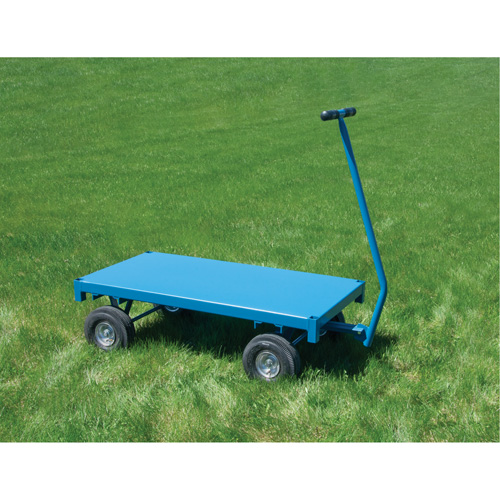 Chariot de ramassage &agrave; plateforme pour l'ext&eacute;rieur, 30" la x 60" la x Capacit&eacute; 1000 lb Distribution Industrielle GC