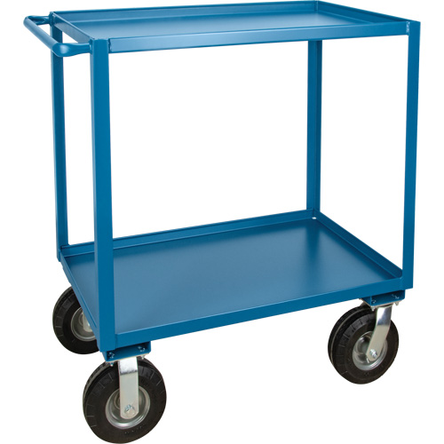 Outdoor Shelf Cart, 2 Tiers, 18" W x 39" H x 33" D, 1200 lbs. Capacity Distribution Industrielle GC
