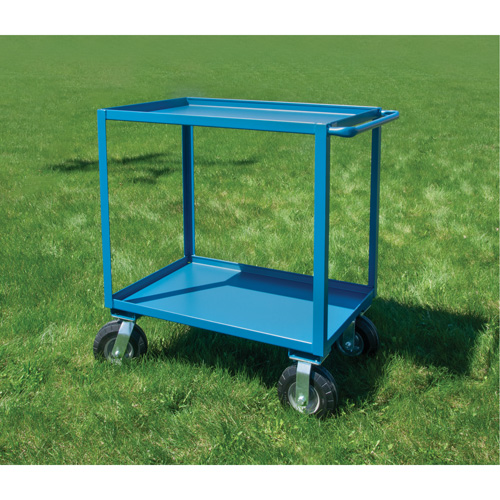 Outdoor Shelf Cart, 2 Tiers, 18" W x 39" H x 33" D, 1200 lbs. Capacity Distribution Industrielle GC
