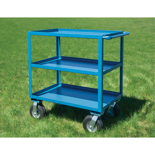 Outdoor Shelf Cart, 2 Tiers, 24" W x 39" H x 39" D, 1200 lbs. Capacity Distribution Industrielle GC