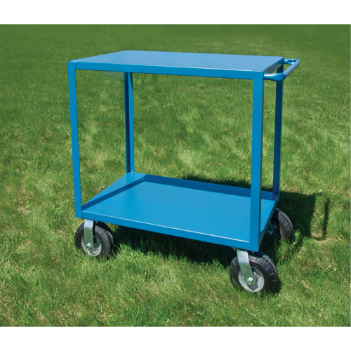 Outdoor Shelf Cart, 2 Tiers, 18" W x 39" H x 33" D, 1200 lbs. Capacity Distribution Industrielle GC
