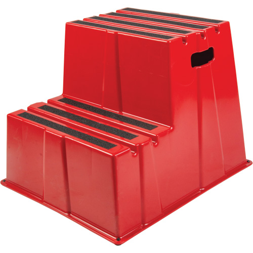 Escabeau industriel, 2 marches, 26" x 22-7/16" x Hauteur 19-11/16" Distribution Industrielle GC