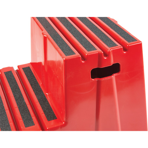 Escabeau industriel, 2 marches, 26" x 22-7/16" x Hauteur 19-11/16" Distribution Industrielle GC