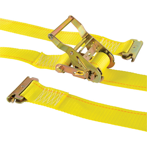 Tendeur d'arrimage logistique, Rochet, 2" la x 12' lo, Charge d'utilisation 1000 lb (454 kg) Distribution Industrielle GC