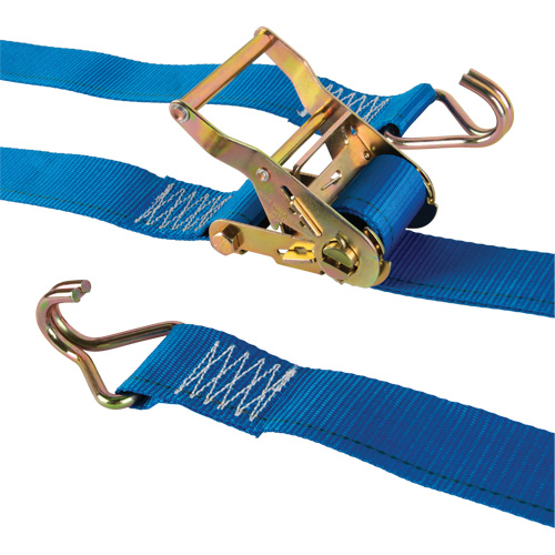 Tendeur d'arrimage utilitaire robuste, Crochet en J, 2" la x 20' lo, Charge d'utilisation 500 lb (227 kg) Distribution Industrielle GC