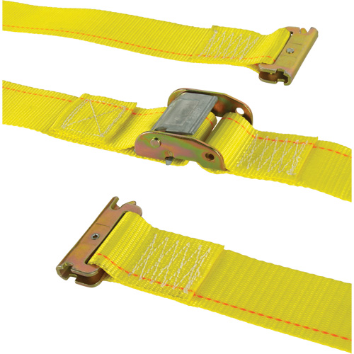 Tendeur d'arrimage utilitaire robuste, Boucle &agrave; came, 2" la x 12' lo, Charge d'utilisation 835 lb (379 kg) Distribution Industrielle GC
