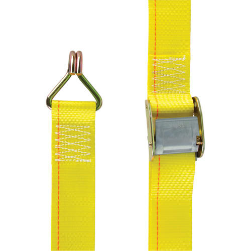 Tendeur d'arrimage &agrave; cliquet, Boucle &agrave; came, 2" la x 12' lo, Charge d'utilisation 500 lb (227 kg) Distribution Industrielle GC