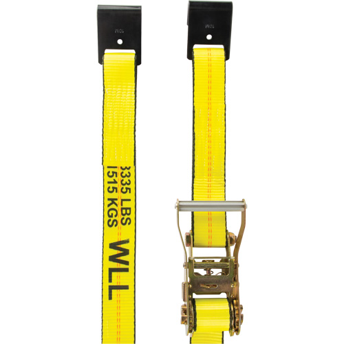 Winch Strap, Flat Hook, 30' W x 2" L, 3335 lbs. (1512 kg) Working Load Limit Distribution Industrielle GC