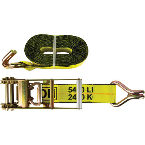 Tendeur d'arrimage pour treuil, Crochet en J, 30' , 3" , Charge d'utilisation max. 5400 lb (2449 kg) Distribution Industrielle GC