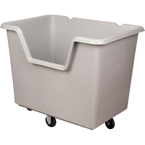 Starcart Easy-Access Box Truck, Polyethylene, 46" L x 31" W x 49" H, 24 cu. ft. Volume, 900 lbs. Capacity Distribution Industrielle GC