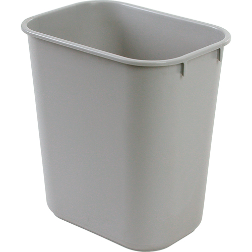 Corbeille &agrave; papier en plastique, 28 pintes, Plastique Distribution Industrielle GC