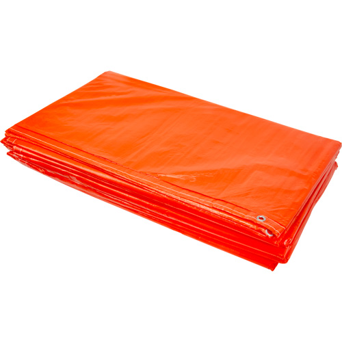 B&acirc;ches isol&eacute;es, Poly&eacute;thyl&egrave;ne, Orange, 20' x 12' x 8 mils Distribution Industrielle GC