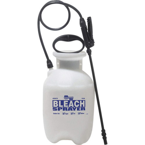 R&eacute;servoir avec pulv&eacute;risateur deau de javel pour d&eacute;sinfecter, 1 gal. (3,8 L), Polypropyl&egrave;ne, Lance de 12" Distribution Industrielle GC