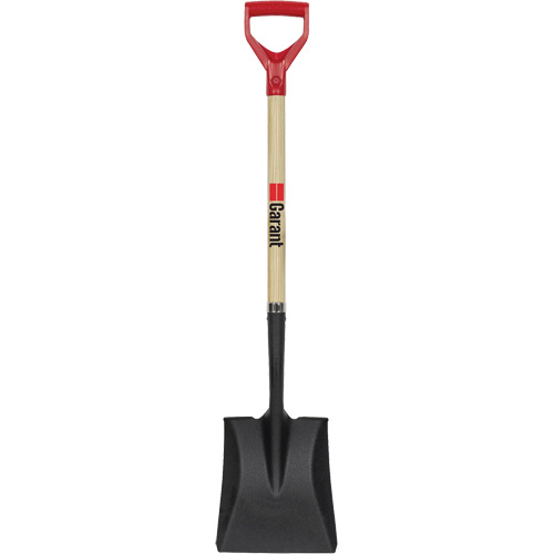 Square Point Shovel, Wood, Tempered Steel Blade, D-Grip Handle, 43-1/2" Long Distribution Industrielle GC