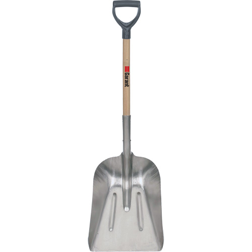 Pelle &agrave; grain no 8, Bois, Lame Aluminium, Manche Prise en D, 29" Longueur Distribution Industrielle GC