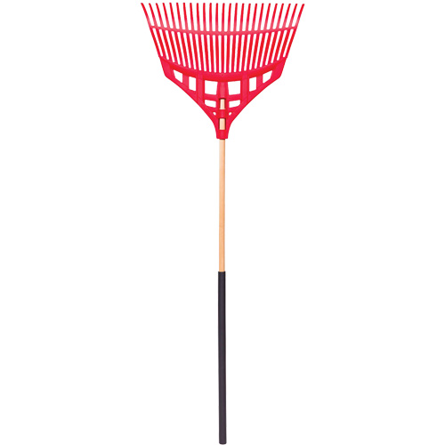Leaf Rake, 24" Blade, Wood Handle, Plastic Blade Distribution Industrielle GC