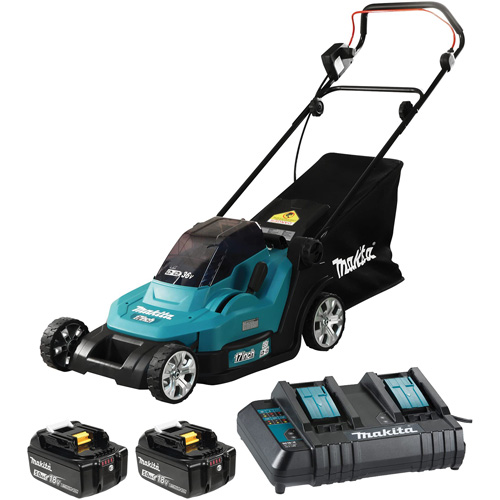 36V 5.0 Ah LXT Lawn Mower Kit, Push Walk-Behind, Battery Powered, 17" Cutting Width Distribution Industrielle GC