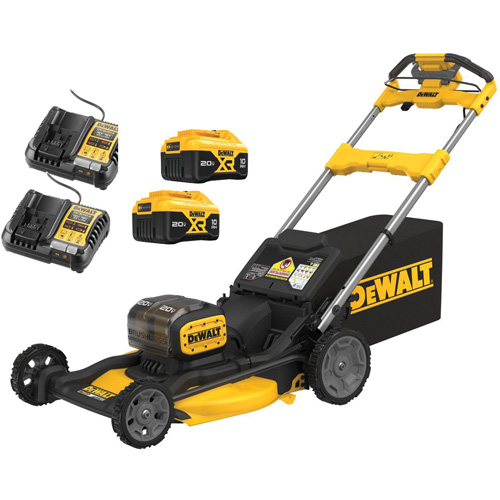 2X20V MAX* XR&reg; 21 in. Brushless Cordless RWD Lawn Mower Kit, Self-Propelled Walk-Behind, Battery Powered, 21" Cutting Width Distribution Industrielle GC