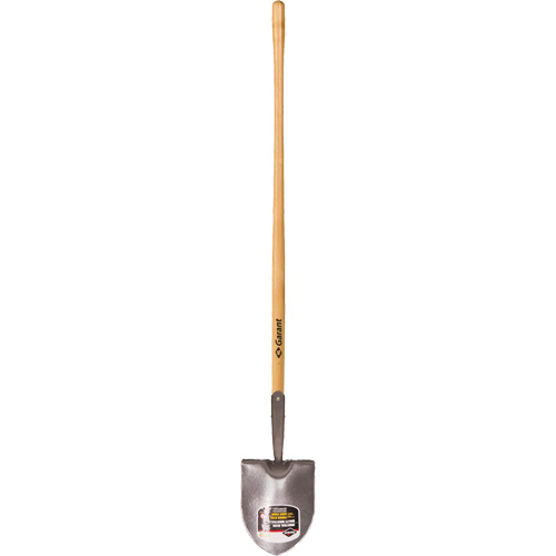 Round Point Shovel, Forged Steel Blade, Hardwood, Straight Handle Distribution Industrielle GC