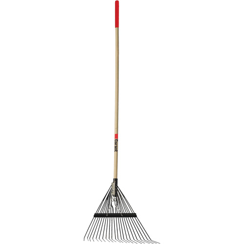 Lawn Rake, 24 Tines, Hardwood Handle, Steel Blade Distribution Industrielle GC