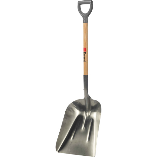 Grain Scoop #8, Wood, Aluminum Blade, D-Grip Handle Distribution Industrielle GC