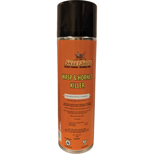 SkeetSafe&reg; Wasp & Hornet Spray, 350 g, Aerosol Can, Solvent Base Distribution Industrielle GC