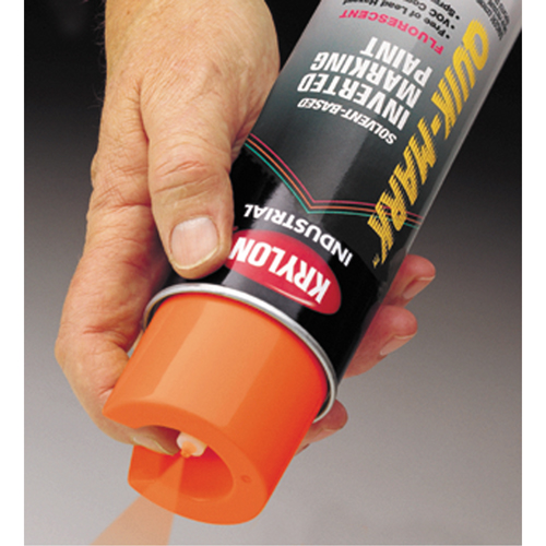 Peinture de marquage industrielle invers&eacute;e &agrave; base de solvant Quik-Mark, 17 oz, Canette a&eacute;rosol Distribution Industrielle GC
