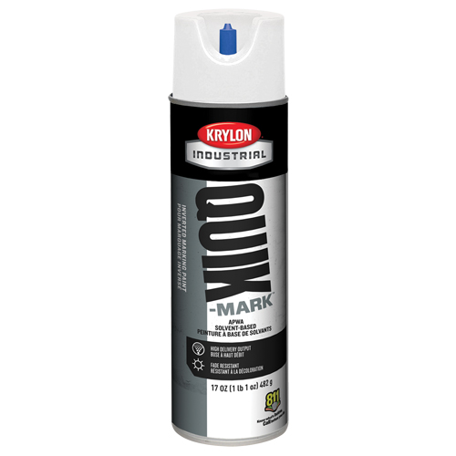 Peinture de marquage industrielle invers&eacute;e &agrave; base de solvant Quik-Mark, 17 oz, Canette a&eacute;rosol Distribution Industrielle GC